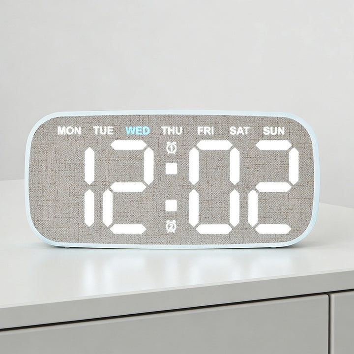 Digital Alarm Clock with Date and Day of the Week Display Kalsten