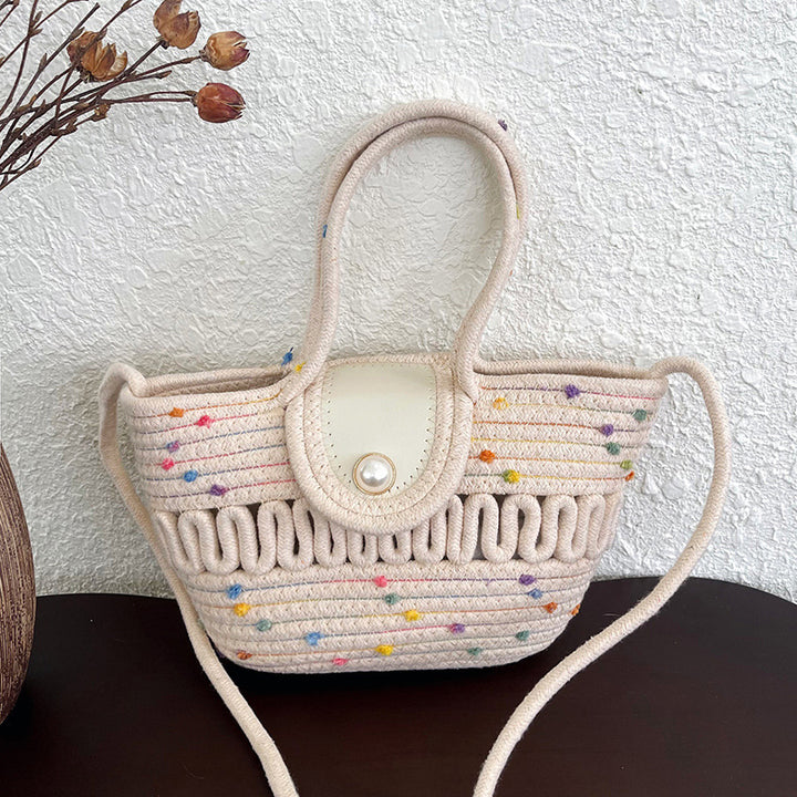 WoCharming Woven Mini Tote Bag Kalsten