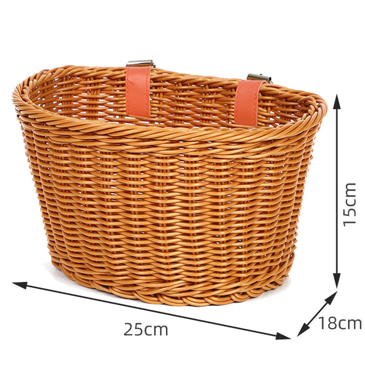 Woven Storage Basket with Handles Kalsten