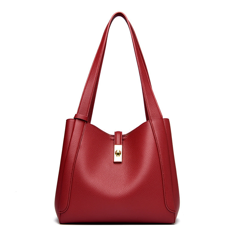 Elegant Structured Shoulder Tote Kalsten