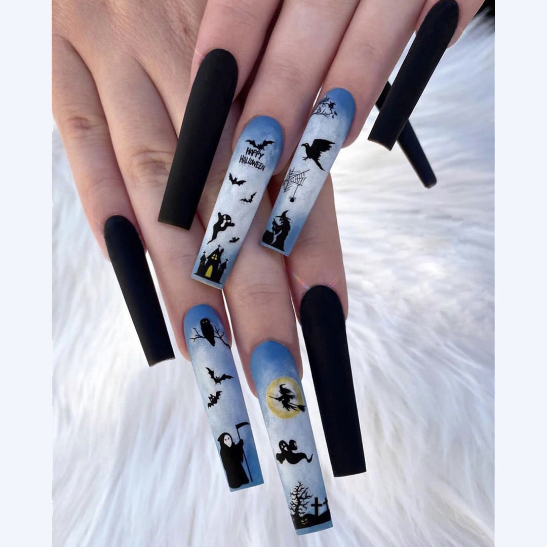 Halloween-Themed Nail Art Kalsten