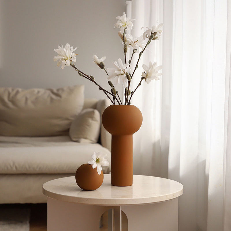 Sculptural Minimalist Ceramic Vase