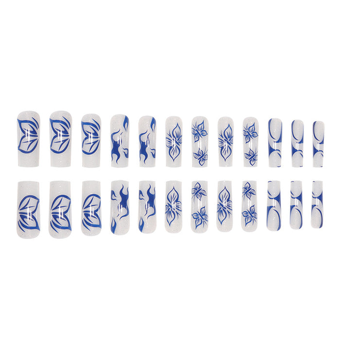 Floral-Inspired Stiletto Press-On Nails Kalsten