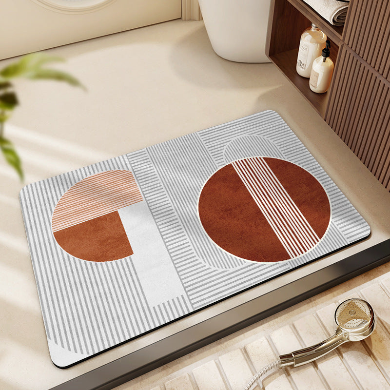 Decorative Bathroom Mat Kalsten