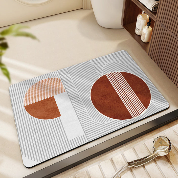 Decorative Bathroom Mat Kalsten