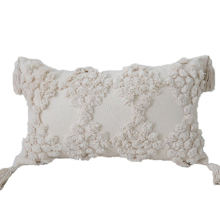 Textured Plush Decorative Pillow