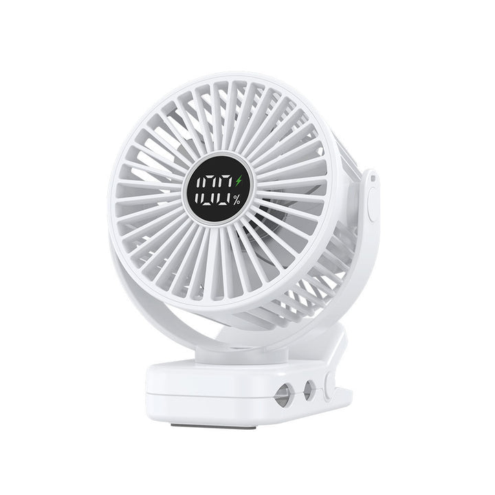 Unisex Rechargeable Clip-On Cooling Fan Kalsten