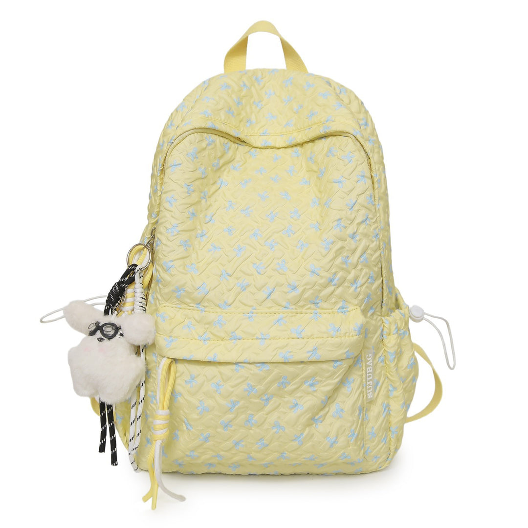 Quilted Floral Print Backpack Kalsten