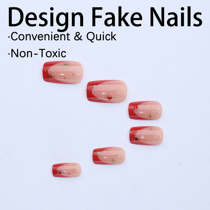 Nail set with glamorous accents Kalsten
