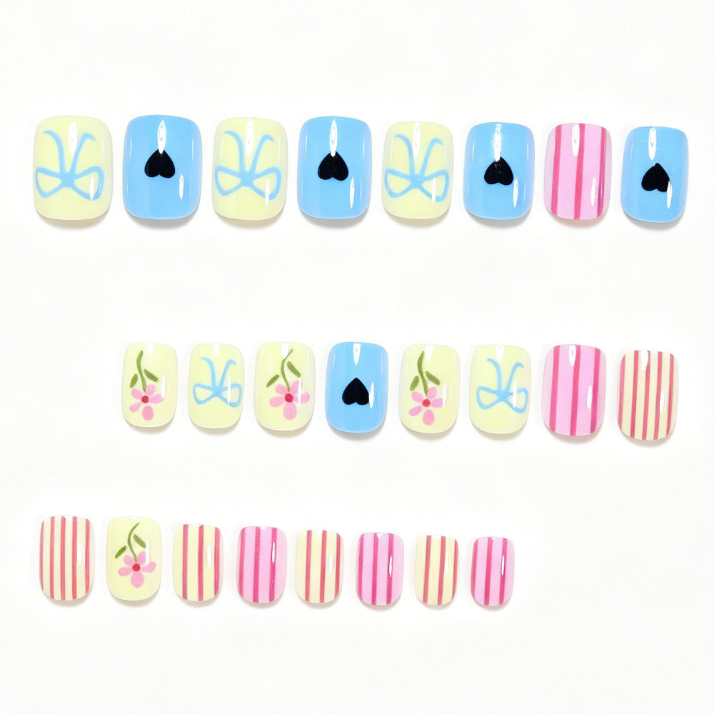 Decorative Nail Art Set with Floral Motifs Kalsten
