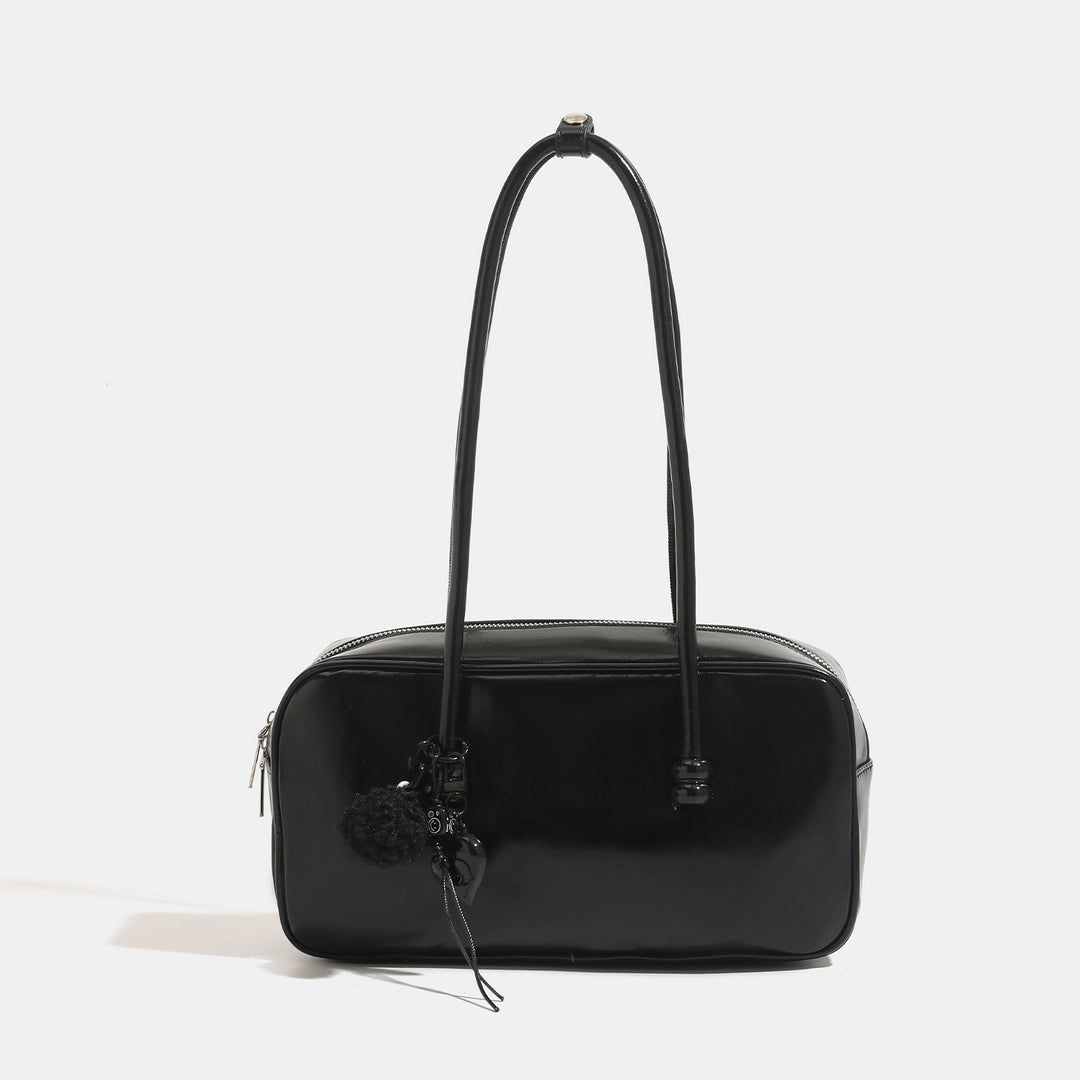 Chic Glossy Handheld Tote Bag