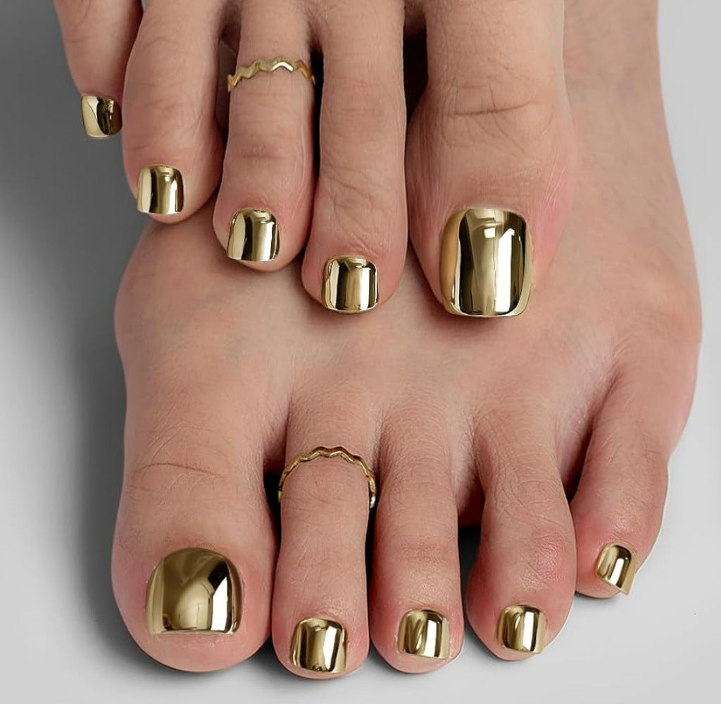 Premium Metallic Press-On Nail Set Kalsten