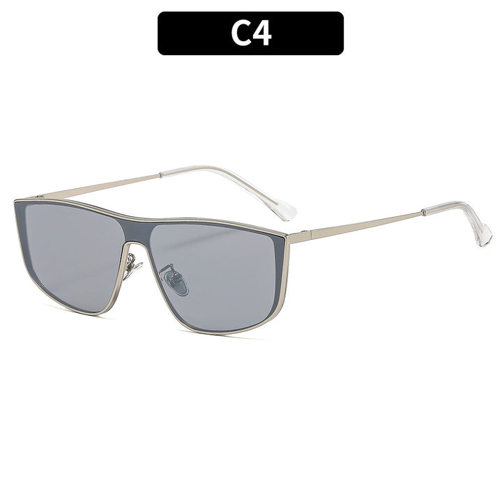 Sleek Angular Frame Sunglasses