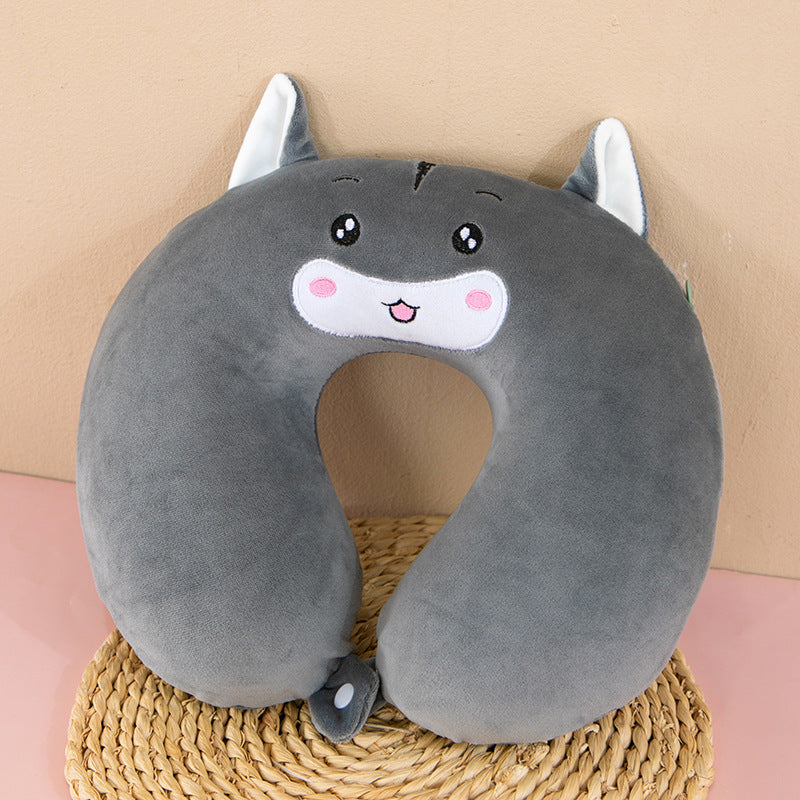 Unisex Neck Support Pillow with Cute Animal Design Kalsten