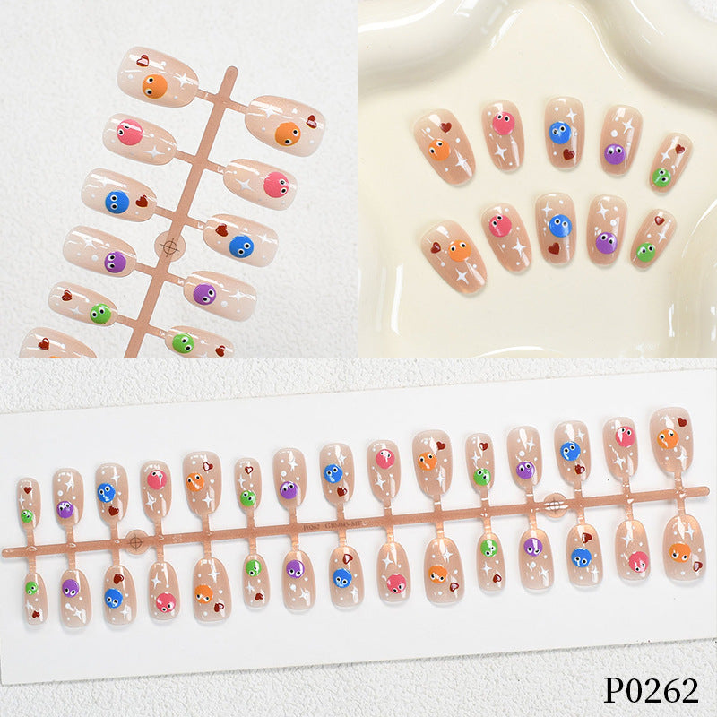 Playful Cartoon Fish Design Press-On Nail Set Kalsten