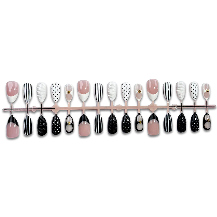 Elegant Artistic Press-On Nail Set Kalsten