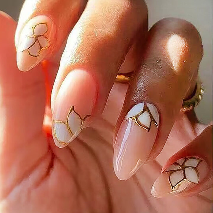 Floral Art Press-On Nail Set Kalsten