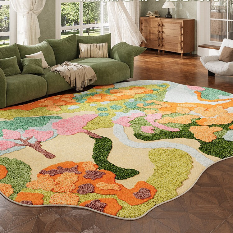 Floral Pattern Area Rug Kalsten