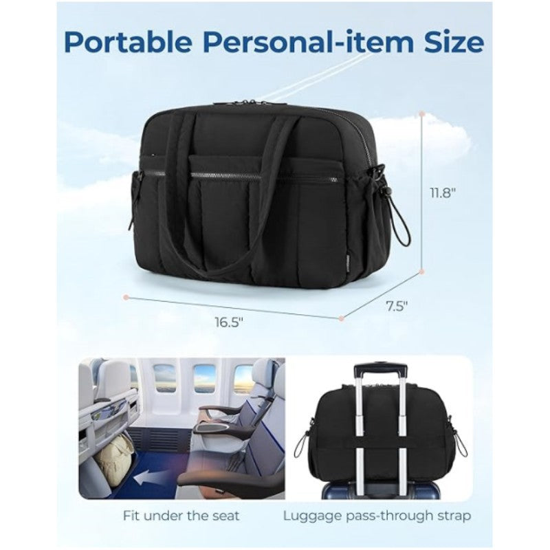 Multifunctional Tote Bag with Padded Interior and Removable Shoulder Strap Kalsten