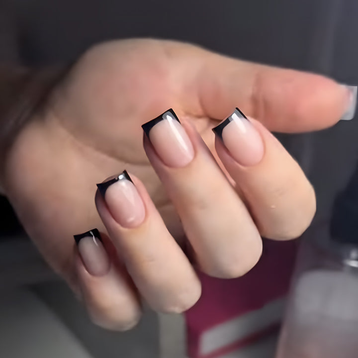 Elegant French Tip Nail Enhancements Kalsten