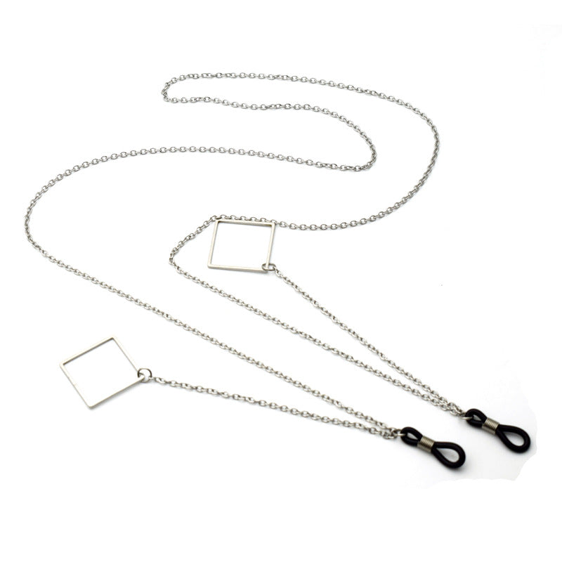 Stylish Geometric Chain Eyewear Holder Kalsten