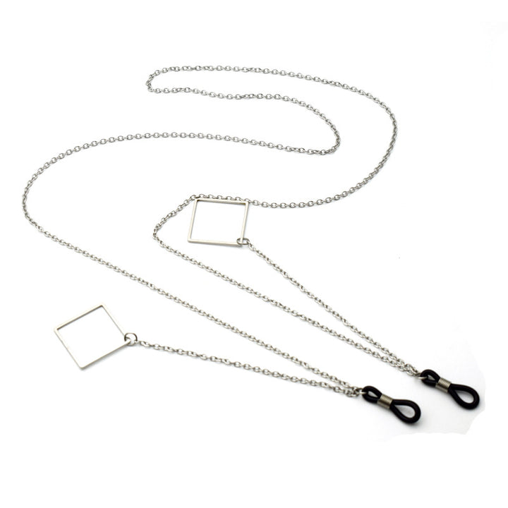 Stylish Geometric Chain Eyewear Holder Kalsten