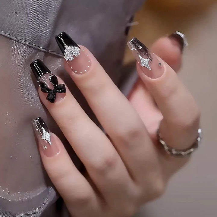 Glamorous Decorative Press-On Nail Art