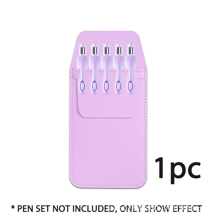 Elegant Leather Pen Holder Case