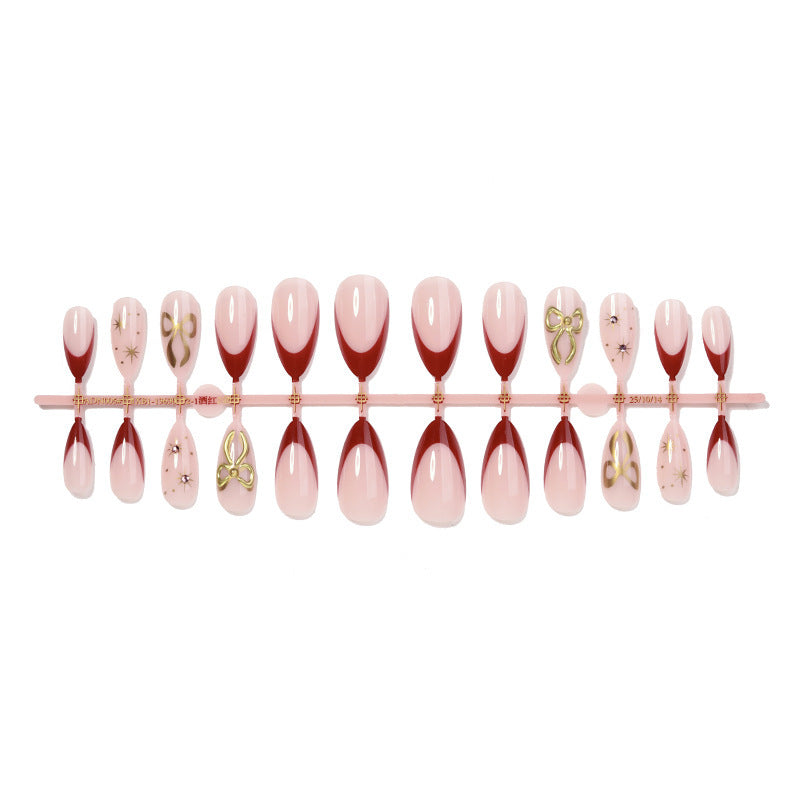 Artful nail set with glitter and heart design Kalsten