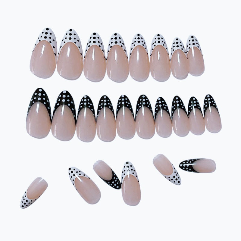 Stylish Polka Dot Press-On Nail Design Kalsten