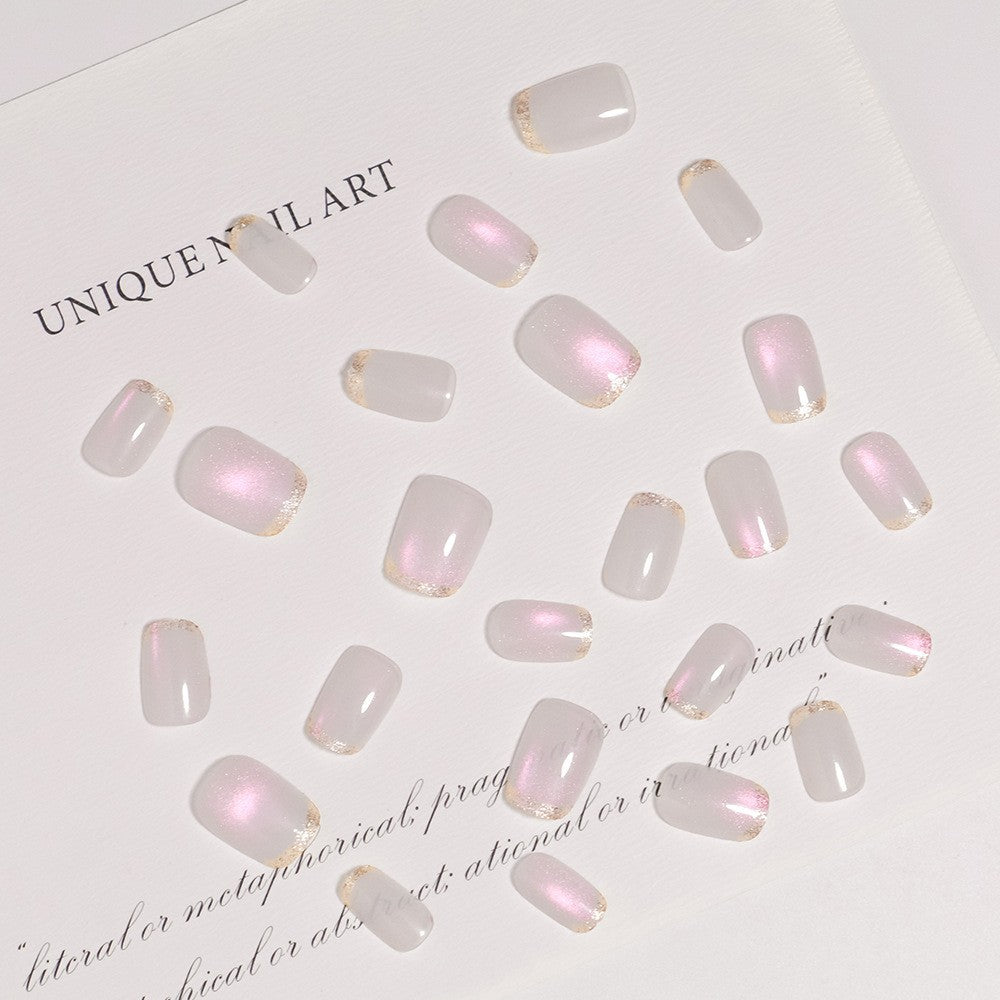 Glitter Accent Press-On Nail Set Kalsten