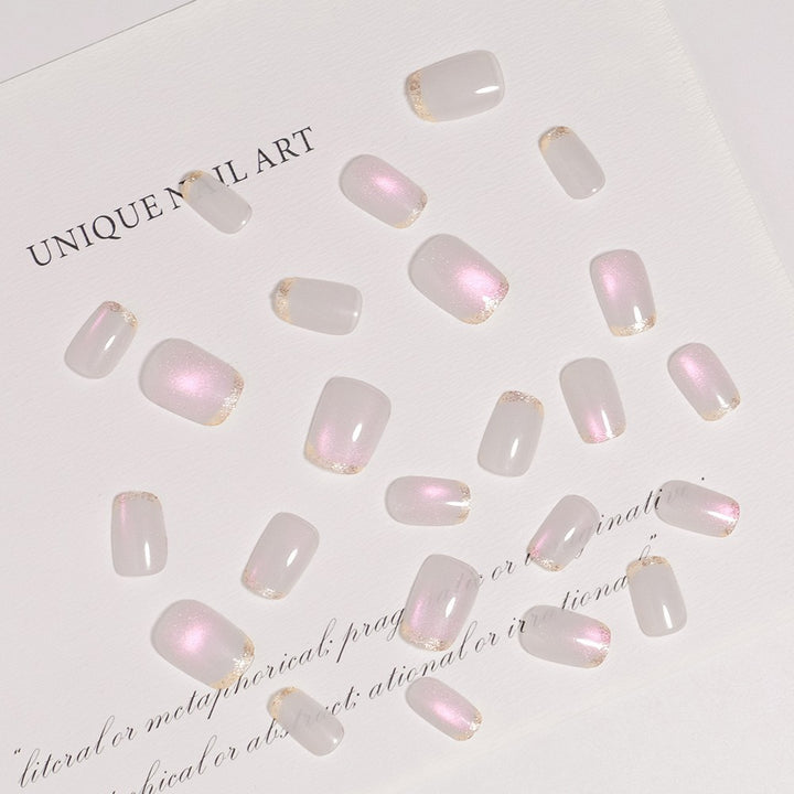 Glitter Accent Press-On Nail Set Kalsten