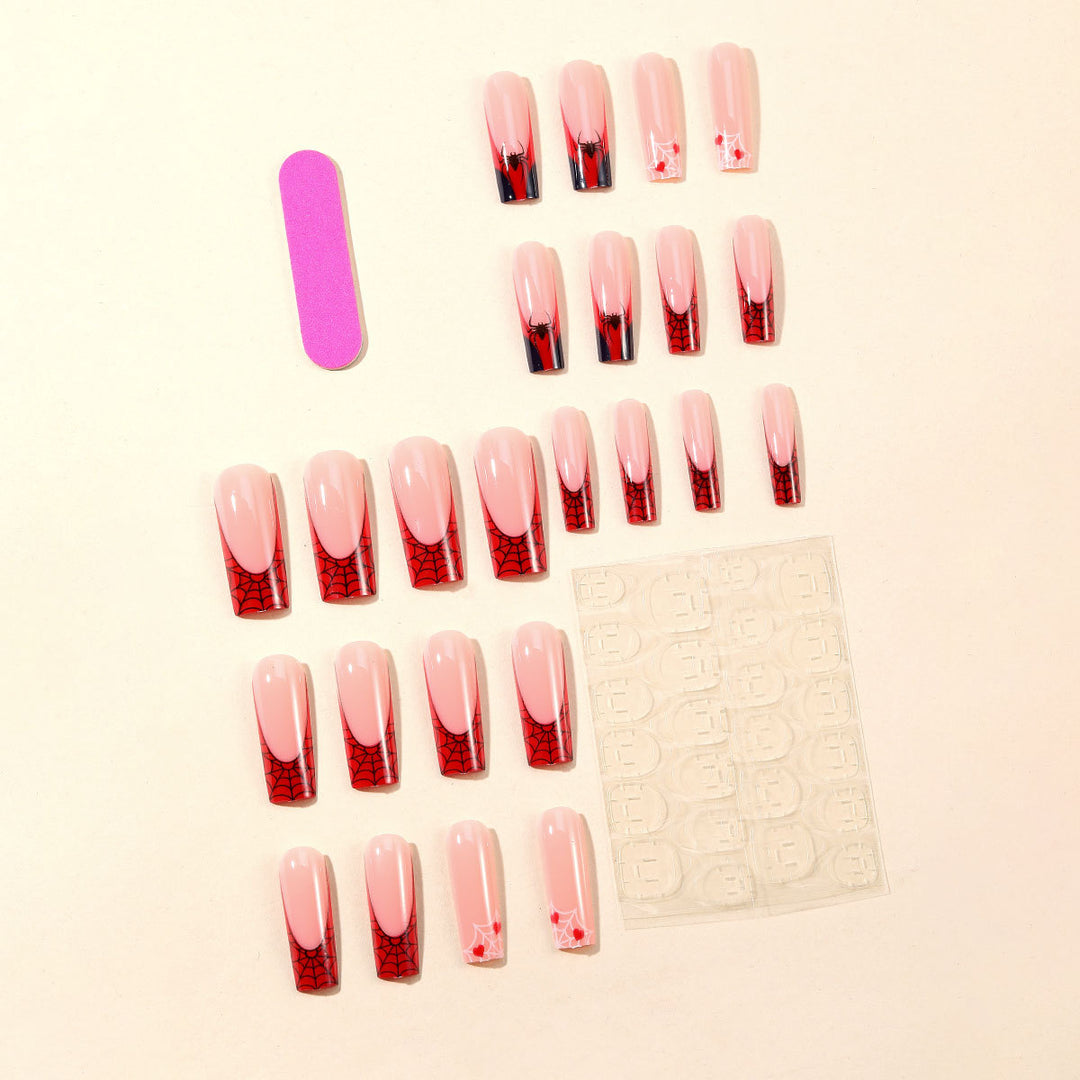 Spider-Man Inspired 3D Nail Art Extensions Kalsten