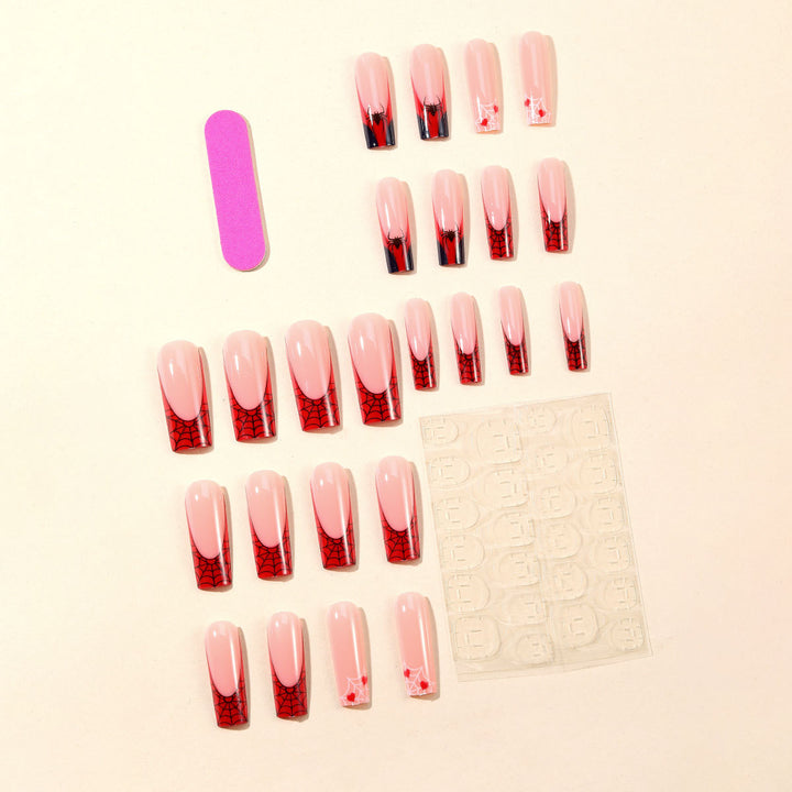 Spider-Man Inspired 3D Nail Art Extensions Kalsten