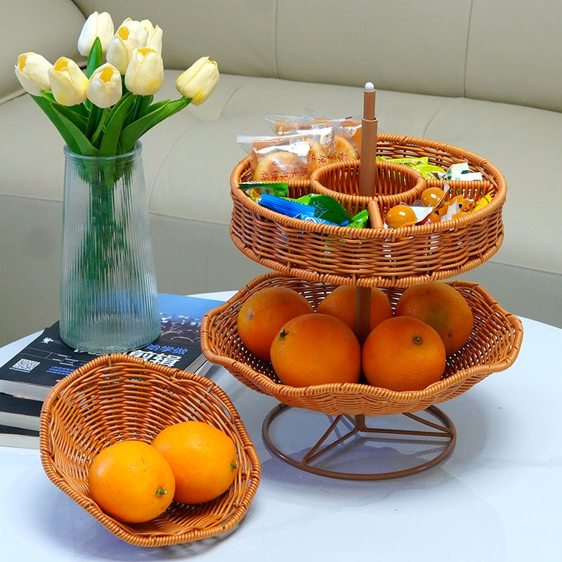 Decorative Wicker Storage Basket Kalsten