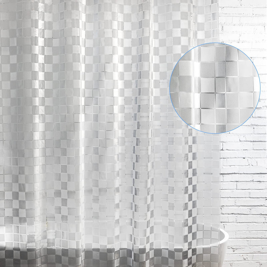 Waterproof Textured Shower Curtain Kalsten