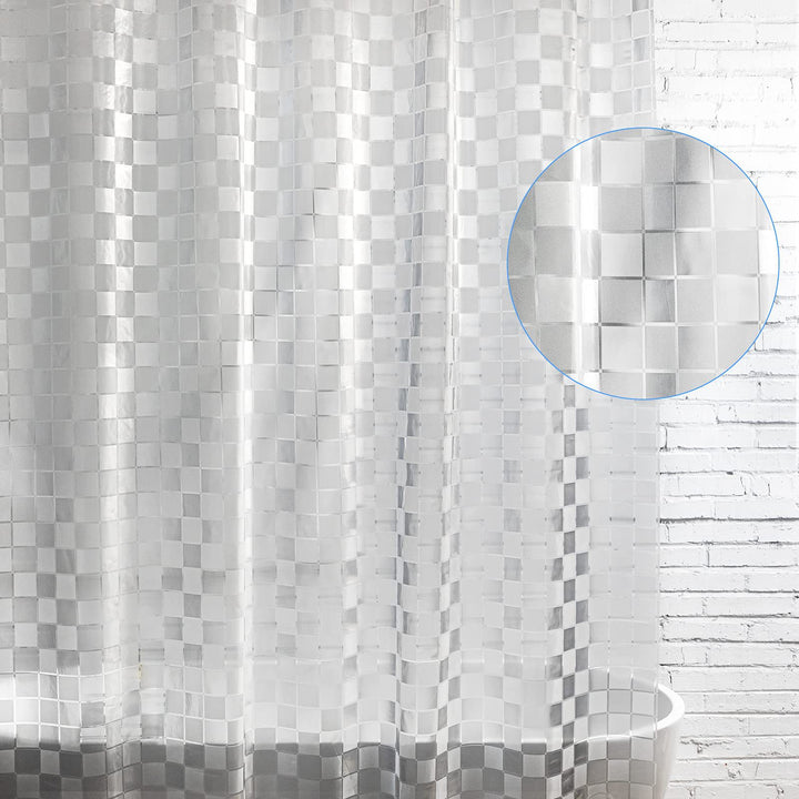 Waterproof Textured Shower Curtain Kalsten
