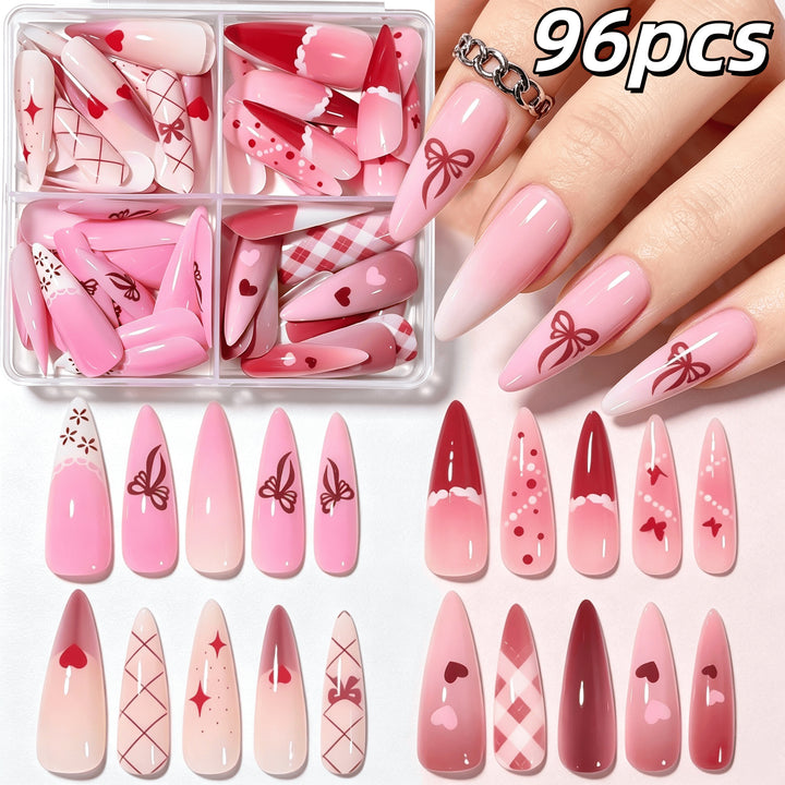 Decorative Press-On Nail Art Set Kalsten 1787228515