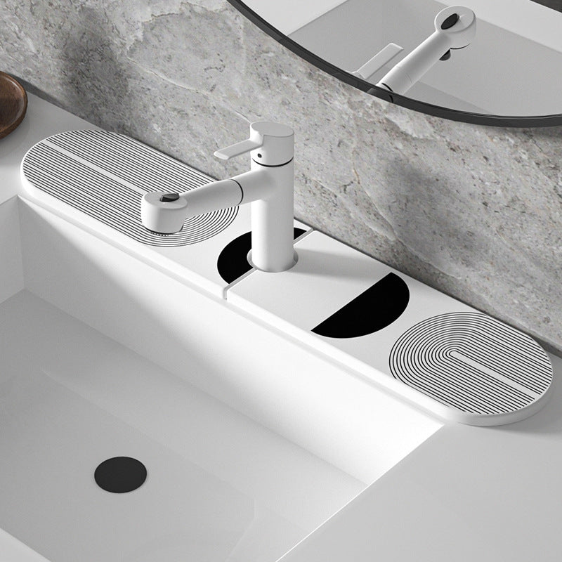 Decorative Sink Faucet Protector Mat
