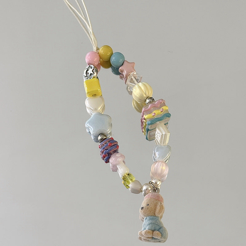 Whimsical Beaded Charm Lanyard Kalsten