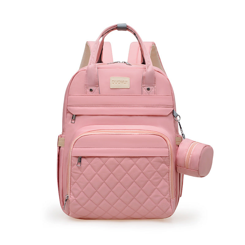 Quilted Multi-Compartment Backpack Kalsten