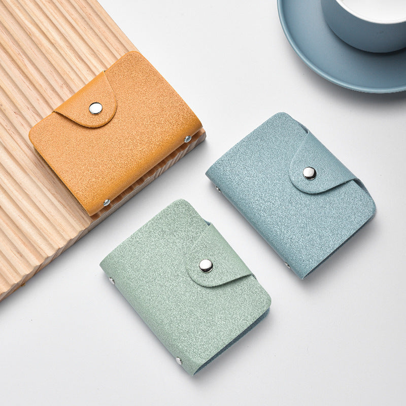Compact Leather Cardholder Wallet Kalsten