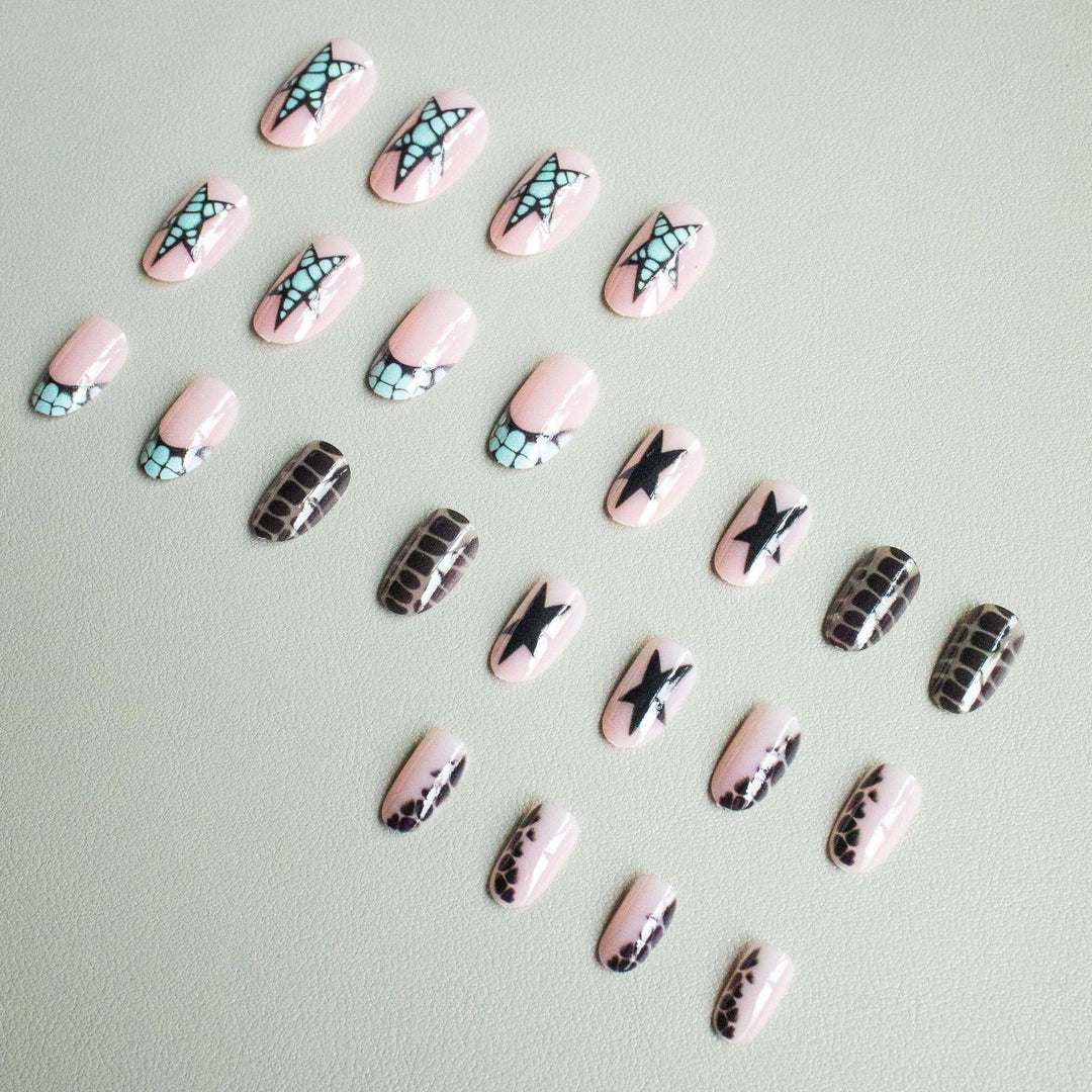 Artistic Star and Geometric Nail Art Kit