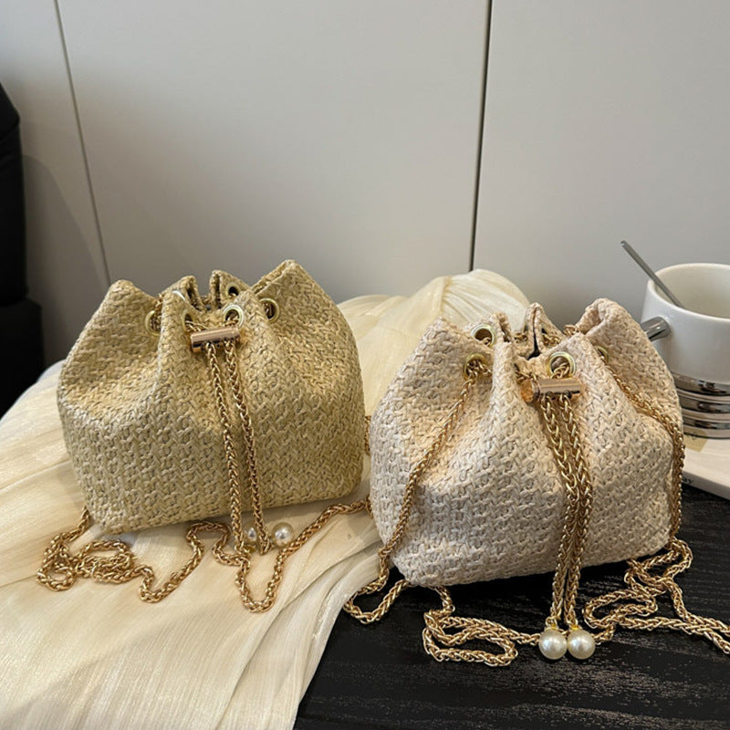 Drawstring Clutch Bag