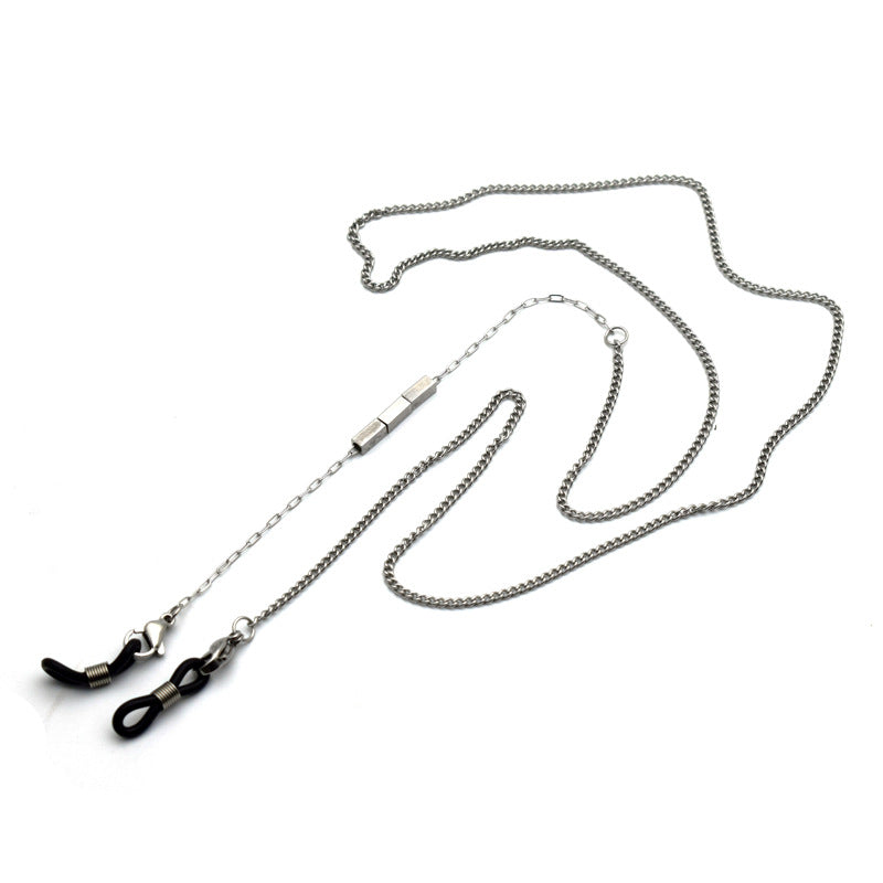 Stylish Geometric Chain Eyewear Holder Kalsten