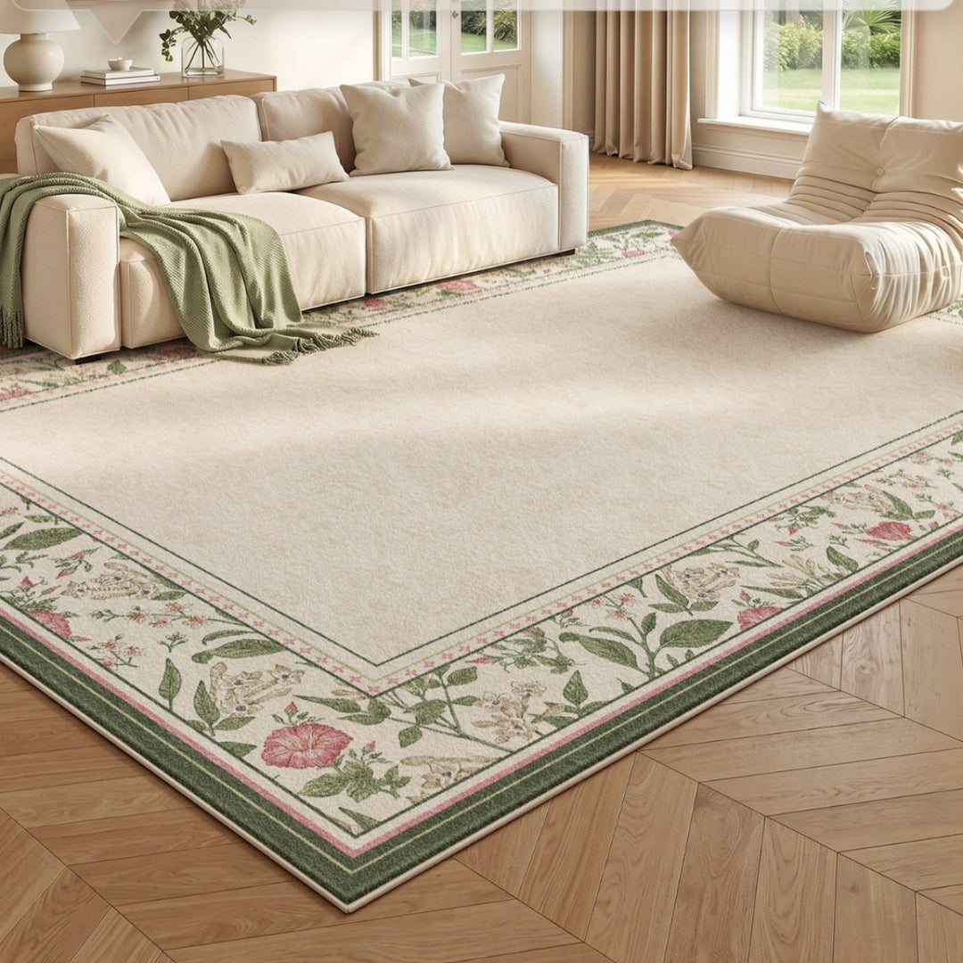 Floral Pattern Decorative Area Rug