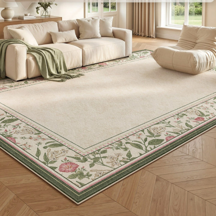Floral Pattern Decorative Area Rug