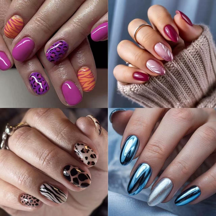 Colored Artificial Nail Set Kalsten