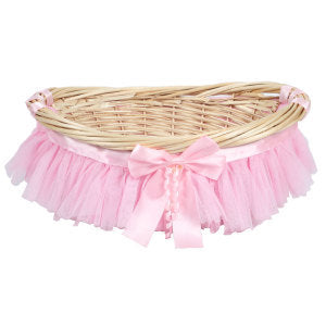 Decorative basket with ruffle detail Kalsten