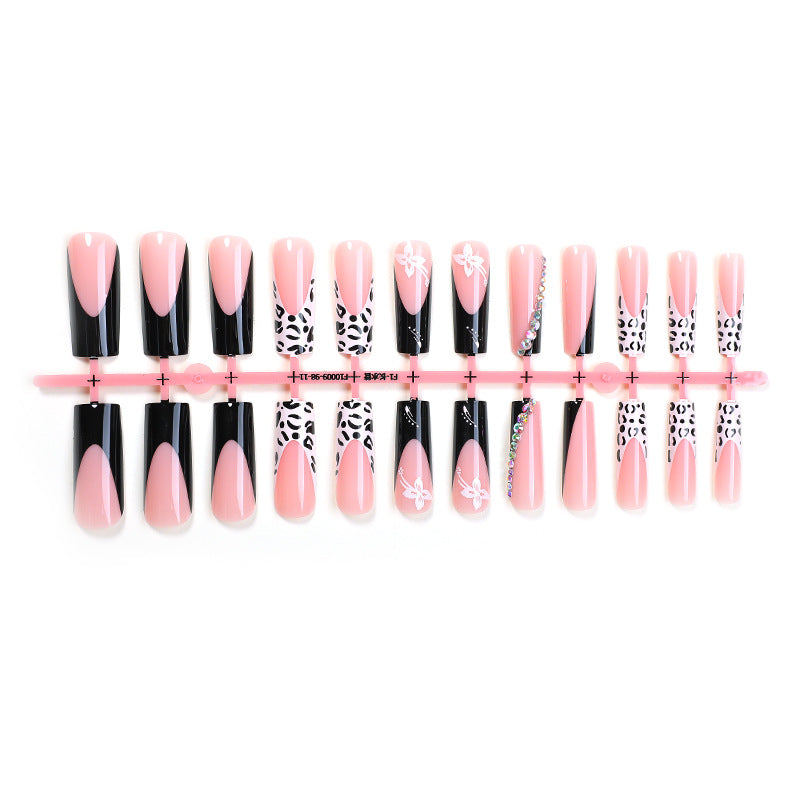 Artistic Press-On Nail Set with Creative Patterns kalsten